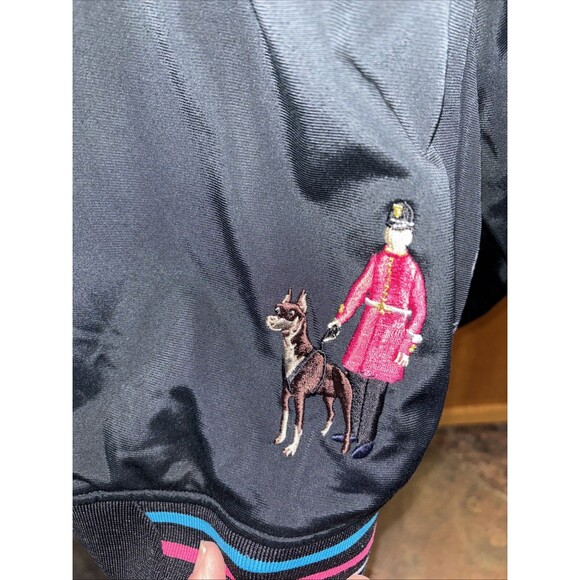 Artful Dodger Jacket Men 4X Allover Print Skater Hip Hop Paint Music Embroider - Picture 15 of 16